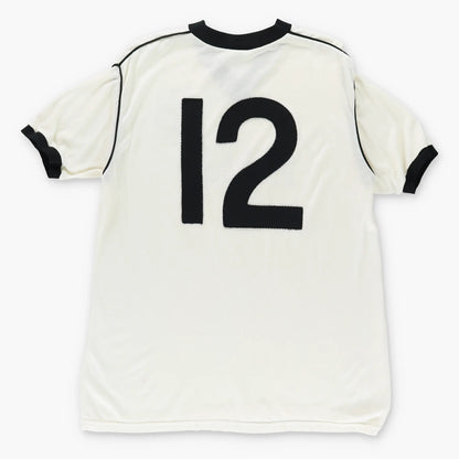 Vintage DUNDALK FC 90's Irish #12 HARP Soccer Black & White Jersey (L)