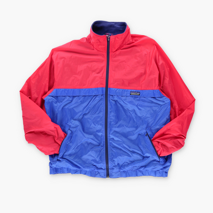 PATAGONIA Zip Up Red & Blue Lightweight Windbreaker Jacket (L)