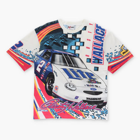 NASCAR Rusty Wallace All Over Print USA Made Racing Tee  (XL) - Vintage Sole Melbourne