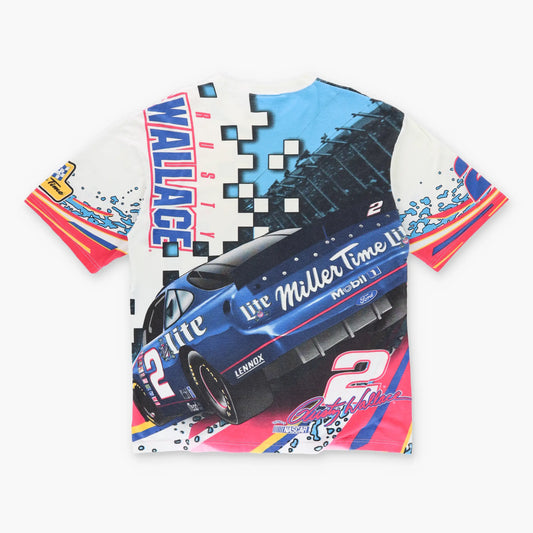 NASCAR Rusty Wallace All Over Print USA Made Racing Tee  (XL) - Vintage Sole Melbourne