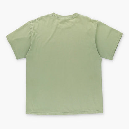 NIKE Embroidered Swoosh Pistachio Green & Black Swoosh T-Shirt (XL) - Vintage Sole Melbourne