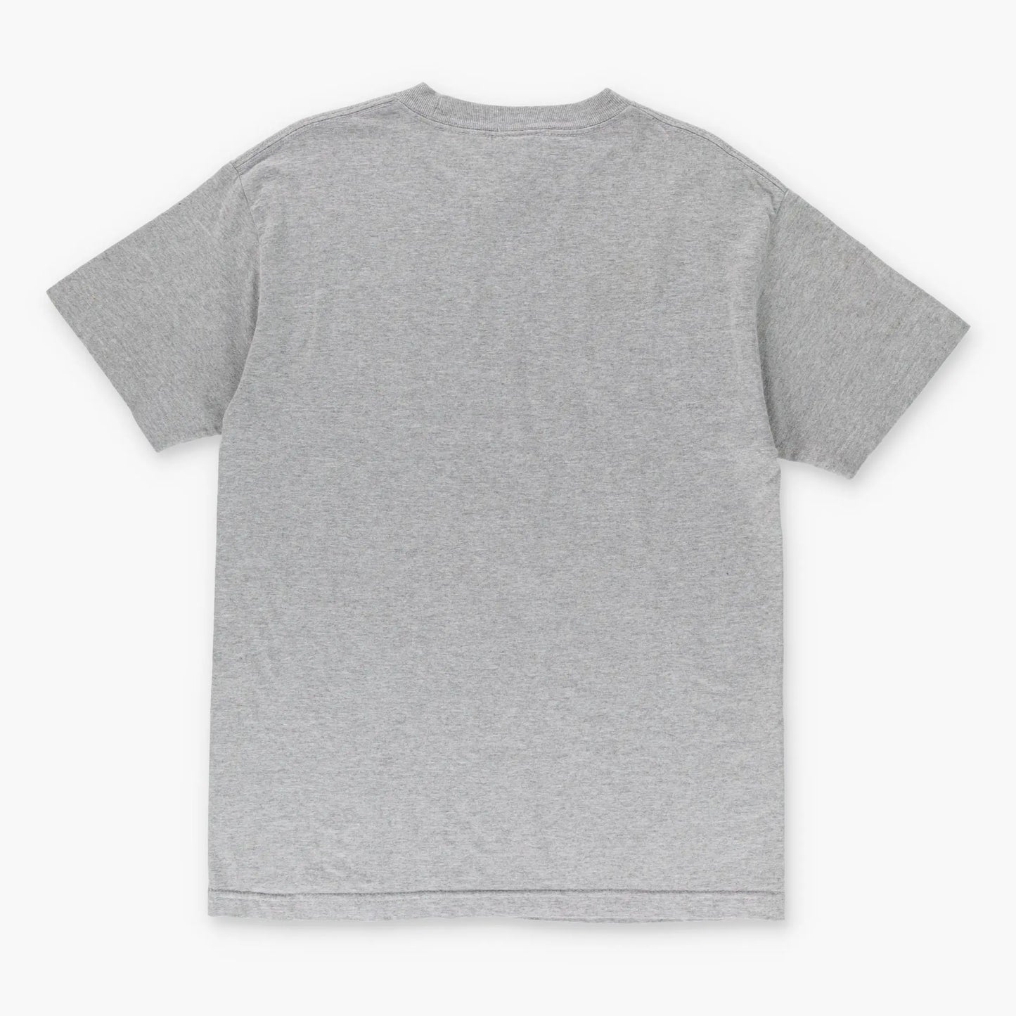NIKE Y2K Grey Swoosh Flame Logo Tee (M) - Vintage Sole Melbourne