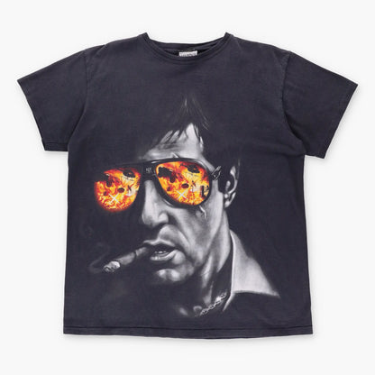 Vintage SCARFACE Al Pacino USA Movie Promo Tee (L-XL) - Vintage Sole Melbourne
