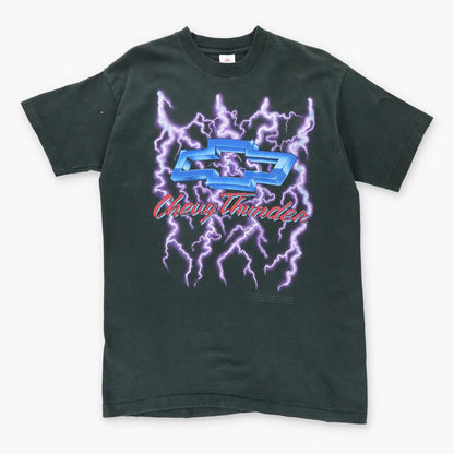 Vintage Chevrolet 90s "Chevy Thunder" Lightening USA Made T-Shirt (L) - Vintage Sole Melbourne