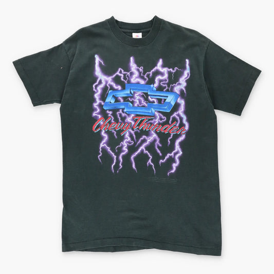 Vintage Chevrolet 90s "Chevy Thunder" Lightening USA Made T-Shirt (L) - Vintage Sole Melbourne