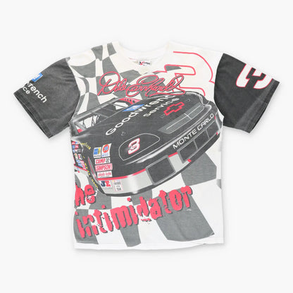NASCAR Dale Earnhardt 'The Intimidator' Racing All Over USA Made Tee (XL) - Vintage Sole Melbourne