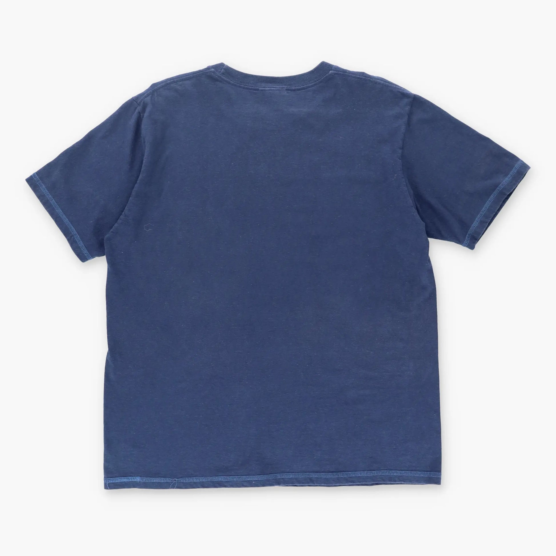 NIKE Y2K Blue Toned Centre Swoosh Logo T-Shirt (M) - Vintage Sole Melbourne