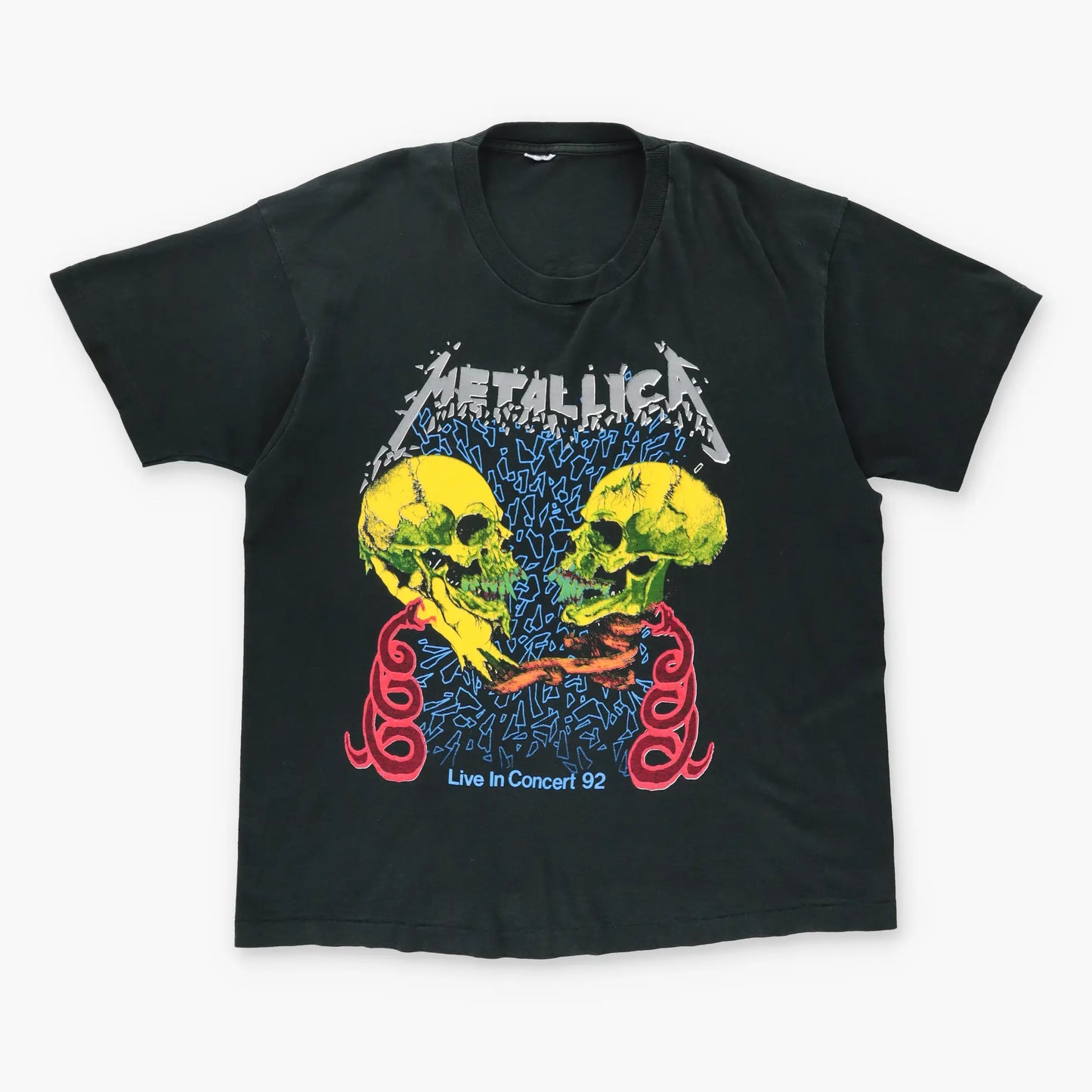 1992 METALLICA Rulz "Sad But True" Concert Front Back Single Stitch T-Shirt (XL) - Vintage Sole Melbourne