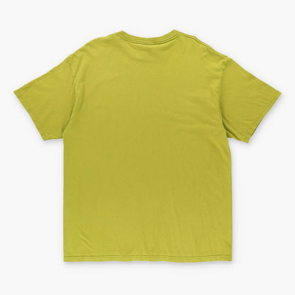 NIKE Embroidered Spell Out Logo Olive Green USA Made T-Shirt  (XL) - Vintage Sole Melbourne