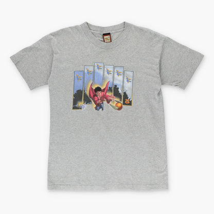 2001 HARRY POTTER Quidditch Movie Promo Grey Tee (M-L) - Vintage Sole Melbourne