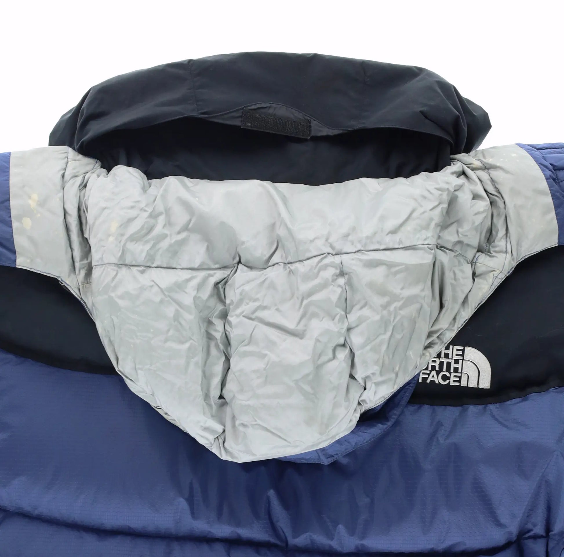 THE NORTH FACE 700 'Summit Series' Retractable Hood Blue Puffer Jacket (XL) - Vintage Sole Melbourne