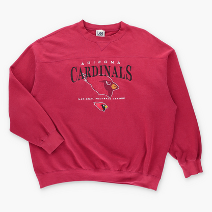 Vintage Arizona Cardinals LEE SPORT Embroidered Red NFL Sweatshirt (XXL-XXXL) Vintage Sole Melbourne