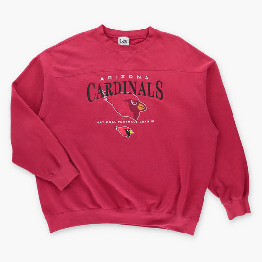 Vintage Arizona Cardinals LEE SPORT Embroidered Red NFL Sweatshirt (XXL-XXXL)