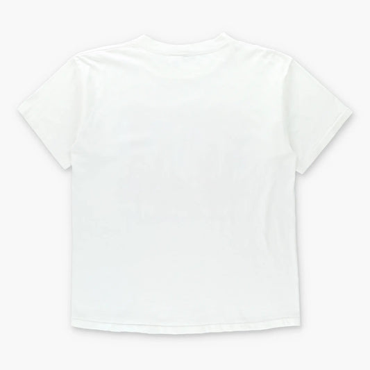 Vintage 1986 THE FAR SIDE Comic "Bummer Of A Birthmark Hal" White Single Stitch Tee USA Made (L)