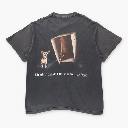 Vintage 1998 TACO BELL Chihuahua "Here Lizard" Godzilla Movie Promo Tee USA Made (XXL) Vintage Sole Melbourne