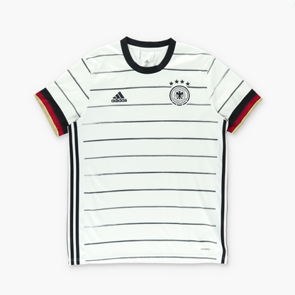 ADIDAS Germany 2020-2022 Black & White Home Soccer Jersey (L)