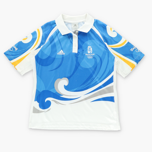 ADIDAS Beijing 2008 Olympic Games Polo Jersey (M)