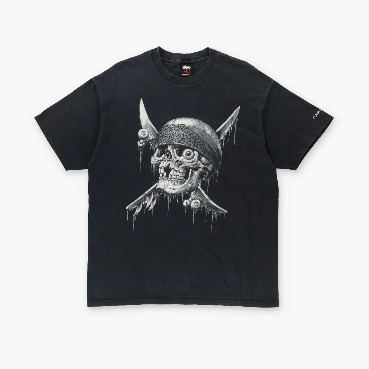 STUSSY x NEIGHBORHOOD 'Boneyards' Bandana Skull Tee (L-XL
