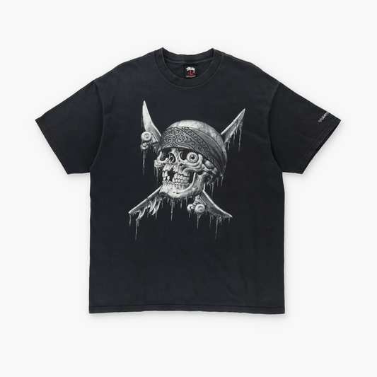 STUSSY x NEIGHBORHOOD 'Boneyards' Bandana Skull Tee (L-XL)