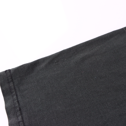 NIKE Embroidered Swoosh Logo Casual Black & White Tee USA Made (XXL)