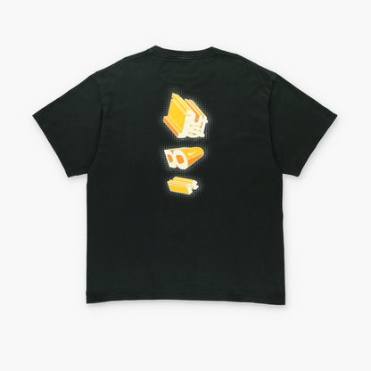 NIKE Yellow & Black Retro "Just Do It" Tagline Graphic Tee (L-XL)