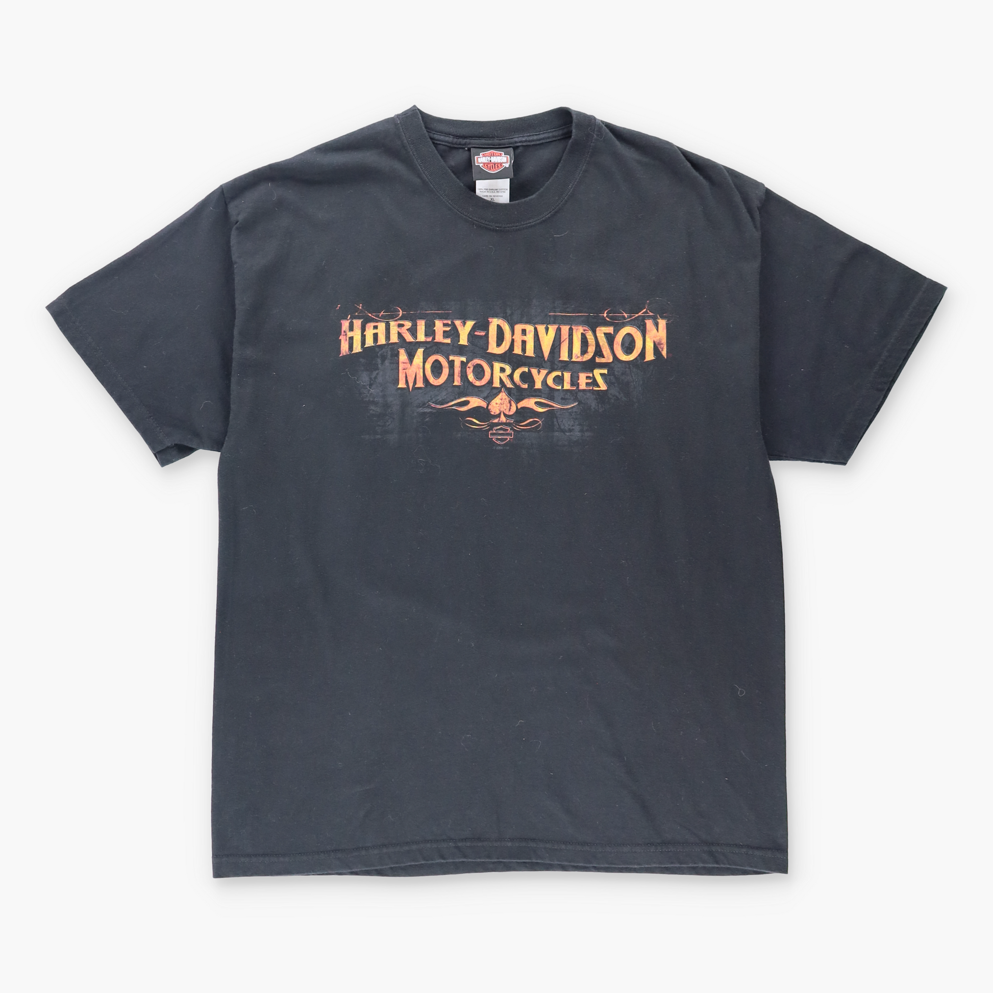 Vintage HARLEY DAVIDSON California Beach Destination Black USA Made Motorcycle T-Shirt (XL) Vintage Sole Melbourne