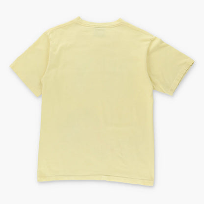 Vintage SOUTH POLE Y2K Tiger Spell Out Logo Yellow T-Shirt (S)