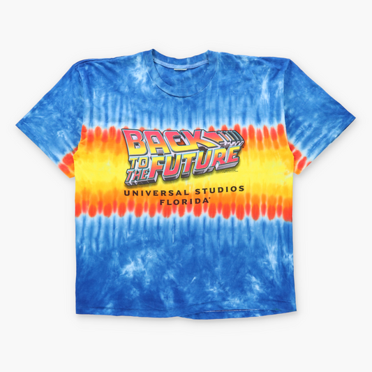 Vintage 1999 Back To The Future Universal Studios Florida Single Stitch Tie-Dye Tee (XXL) Vintage Sole Melbourne