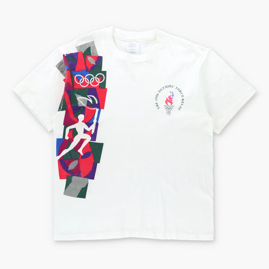 Vintage 1996 Atlanta Olympic Torch Relay Centennial Single Stitch T-Shirt (L)
