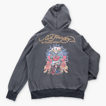CHRISTIAN AUDIGIER Y2K USA Made Zip Up Sweatshirt *Aubany Vintage Sole Melbourne