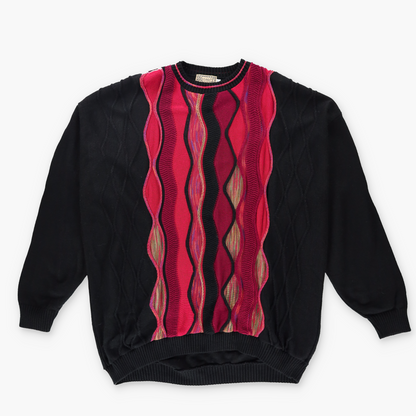 PROTEGE 'USA Made' Red & Black 3D Knit Jumper (XXL)