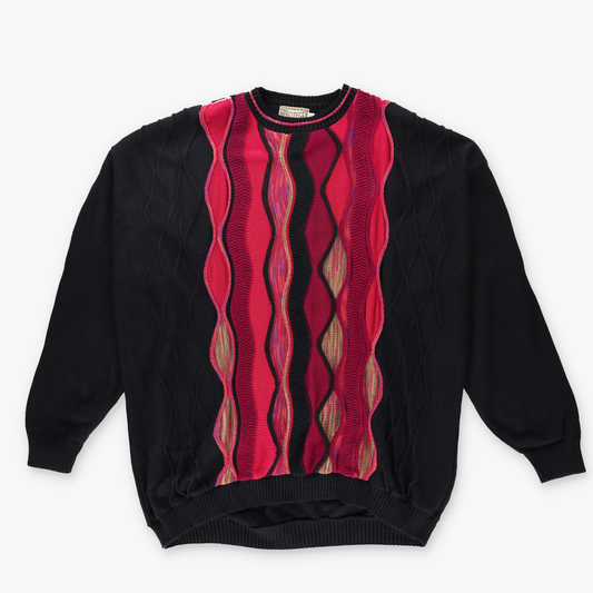 PROTEGE 'USA Made' Red & Black 3D Knit Jumper (XXL)