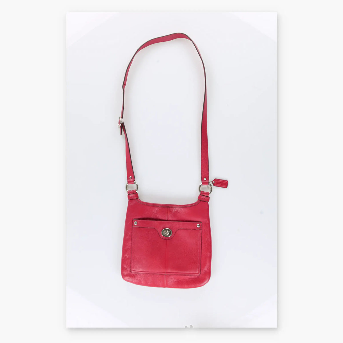 Vintage COACH Red Cross Body Leather Bag *Aubs Vintage Sole Melbourne