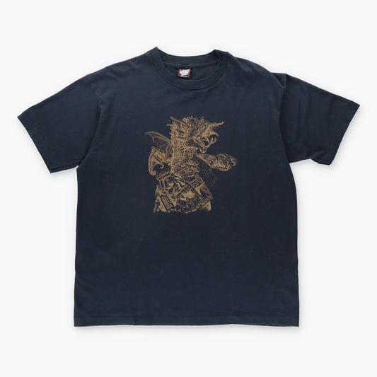 Vintage Dragon Black 50/50 T-Shirt *Aubs Vintage Sole Melbourne