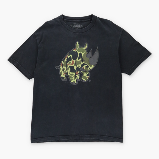 Vintage ECKO UNLTD Camo Rhino Black T-Shirt *Aubs Vintage Sole Melbourne