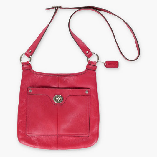 Vintage COACH Red Cross Body Leather Bag *Aubs Vintage Sole Melbourne