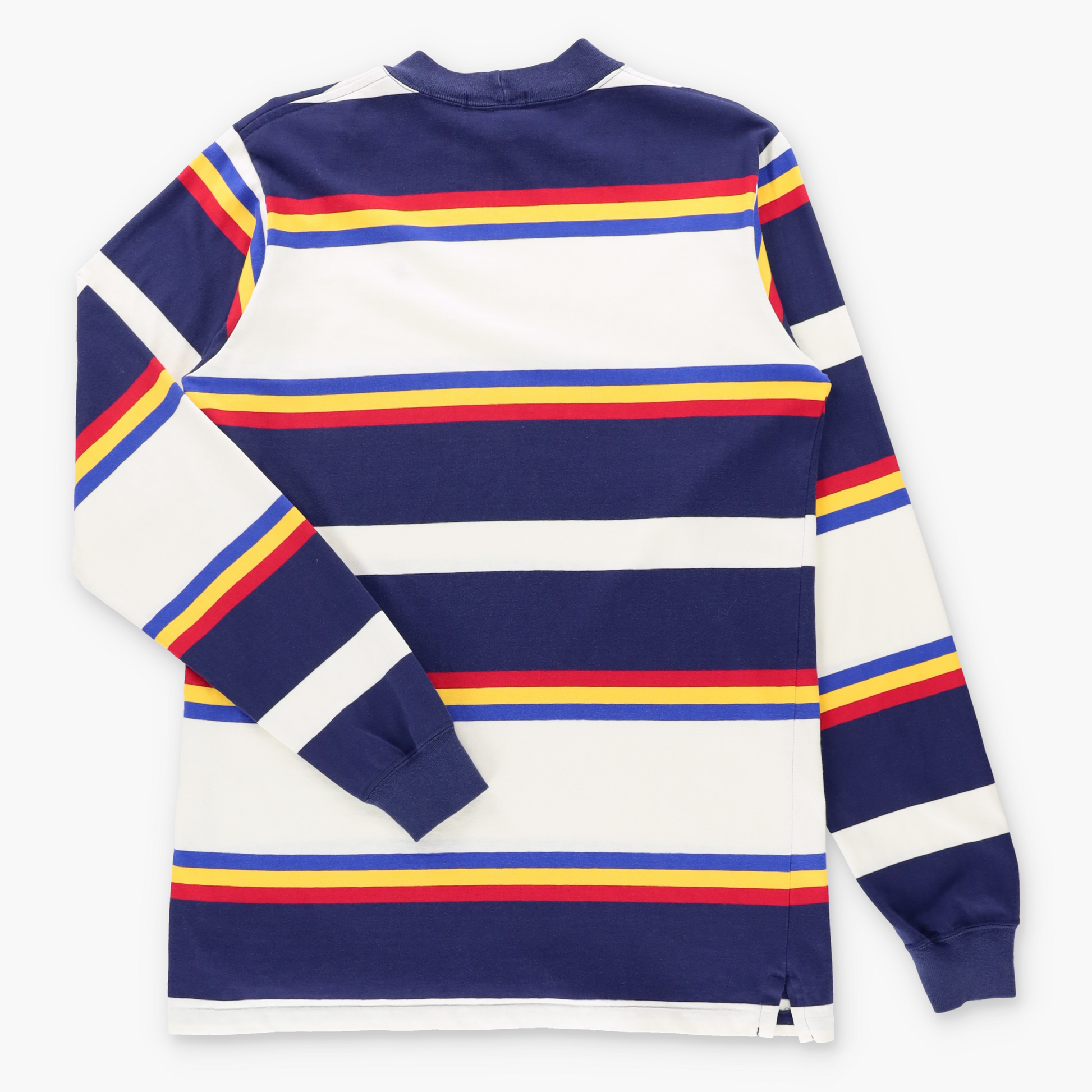 Vintage POLO RALPH LAUREN Multicolour Stripe & Embroidered Pony Logo USA Made Long Sleeve T-Shirt (L-XL TALL) ***COCO Vintage Sole Melbourne