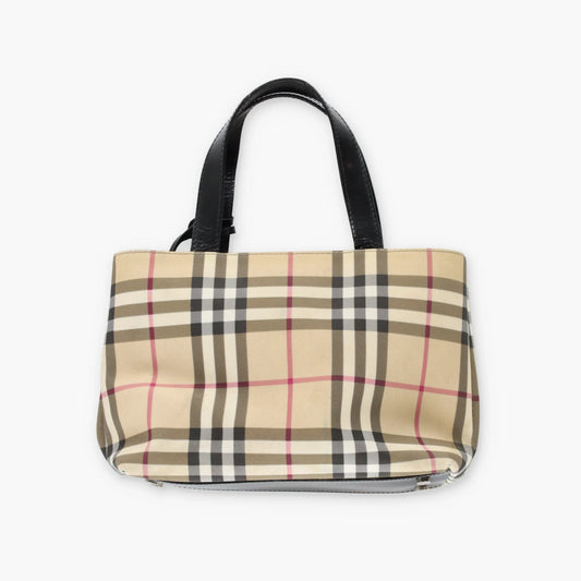 Vintage BURBERRY Italian Made Signature Plaid Design Mini Tote Bag Vintage Sole Melbourne