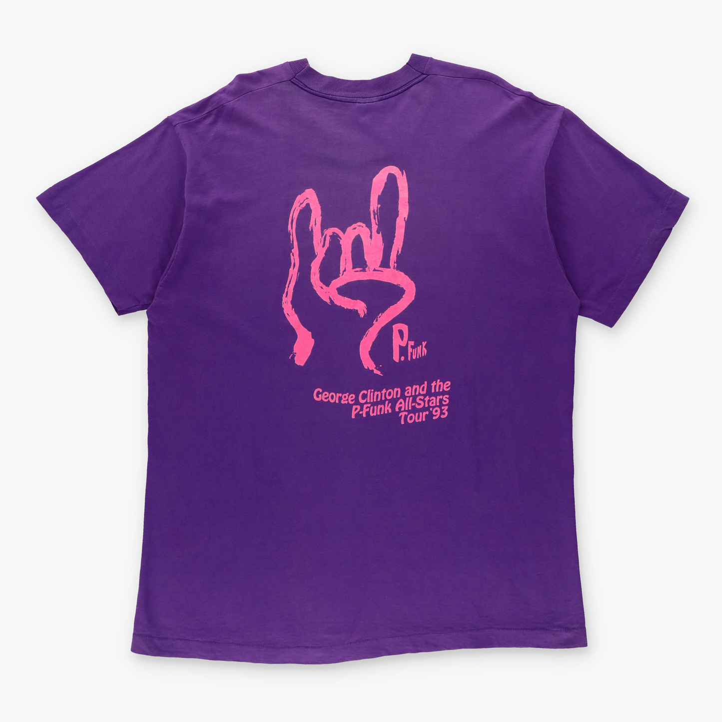 George Clinton P-Funk All-Stars Tour 1993 Single Stitch Purple Tee USA Made (XL)