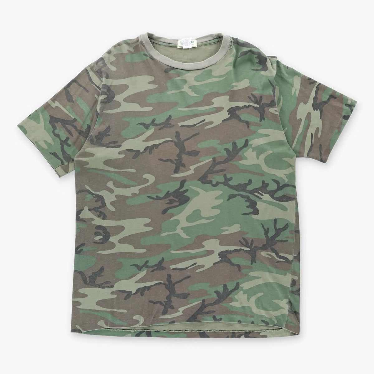 Vintage FREEPORT, MAINE Military Army Camouflage Single Stitch USA Made T-Shirt (XL)