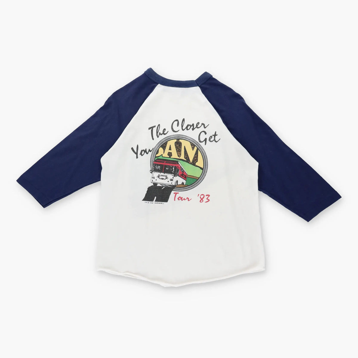 1993 Vintage ALABAMA 'The Closer You Get' Wild Country Ringer T-Shirt (XXS)