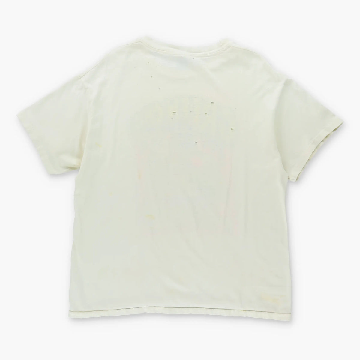 Vintage GREEN CHILE SAUCE 'From Here To Uranus' Comedy USA Made Distressed Retro T-Shirt (XL)