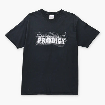Vintage THE PRODIGY Y2K Thriller Action Movie Black & White T-Shirt (S-M)