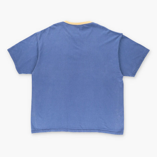 Vintage RAMS Los Angeles NFL Embroidered Ringer Football Tee (2XL) - Vintage Sole Melbourne