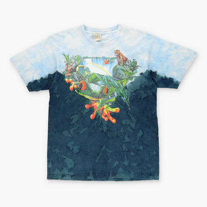 HABITAT Rainforest Frog & Animal Tie-Dye T-Shirt (XL) - Vintage Sole Melbourne