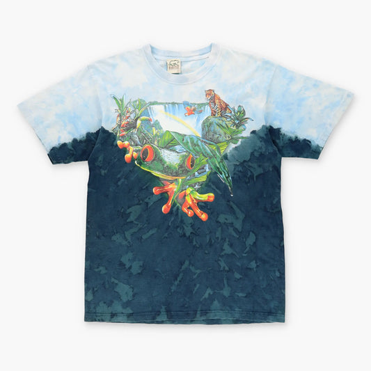 HABITAT Rainforest Frog & Animal Tie-Dye T-Shirt (XL) - Vintage Sole Melbourne