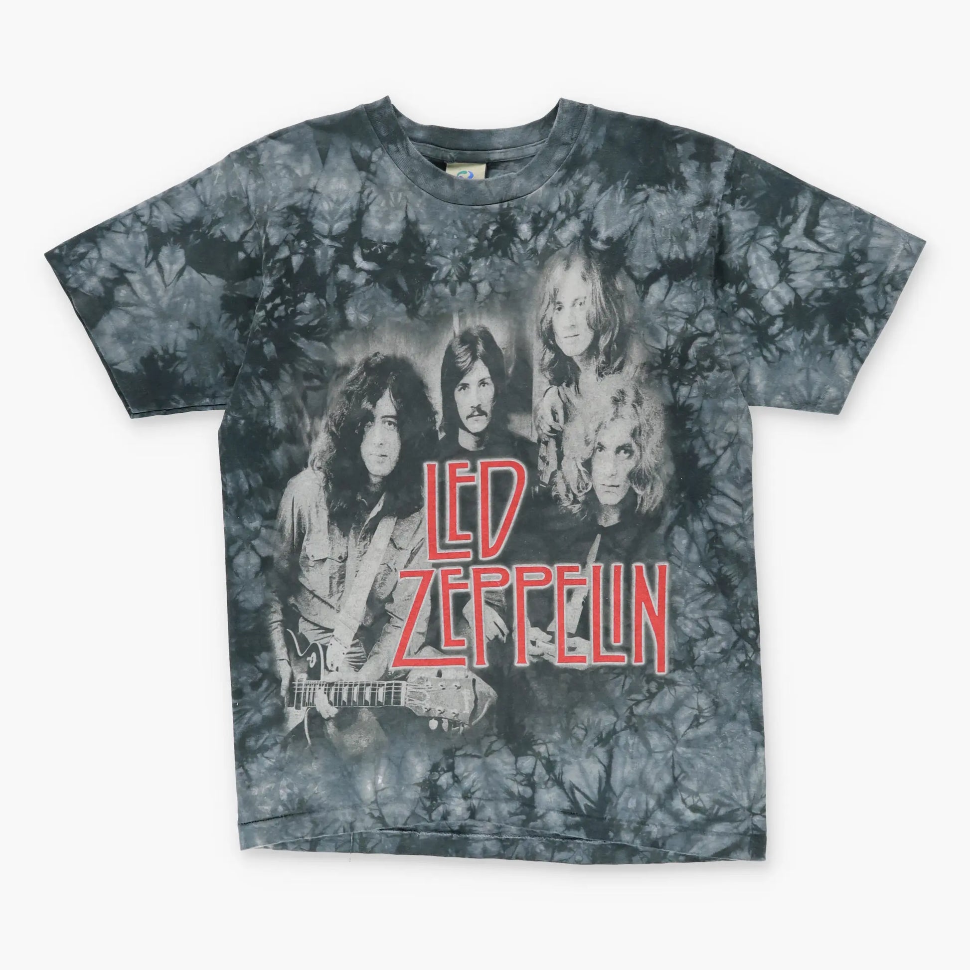LIQUID BLUE Led Zepplin Tie Dye USA Made Band Tee (M) *Aubany - Vintage Sole Melbourne