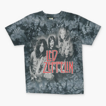 LIQUID BLUE Led Zepplin Tie Dye USA Made Band Tee (M) *Aubany - Vintage Sole Melbourne