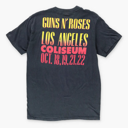 1989 GUNS N' ROSES 'Stoned in LA' Front Back USA Made T-Shirt  (M) Vintage Sole Melbourne