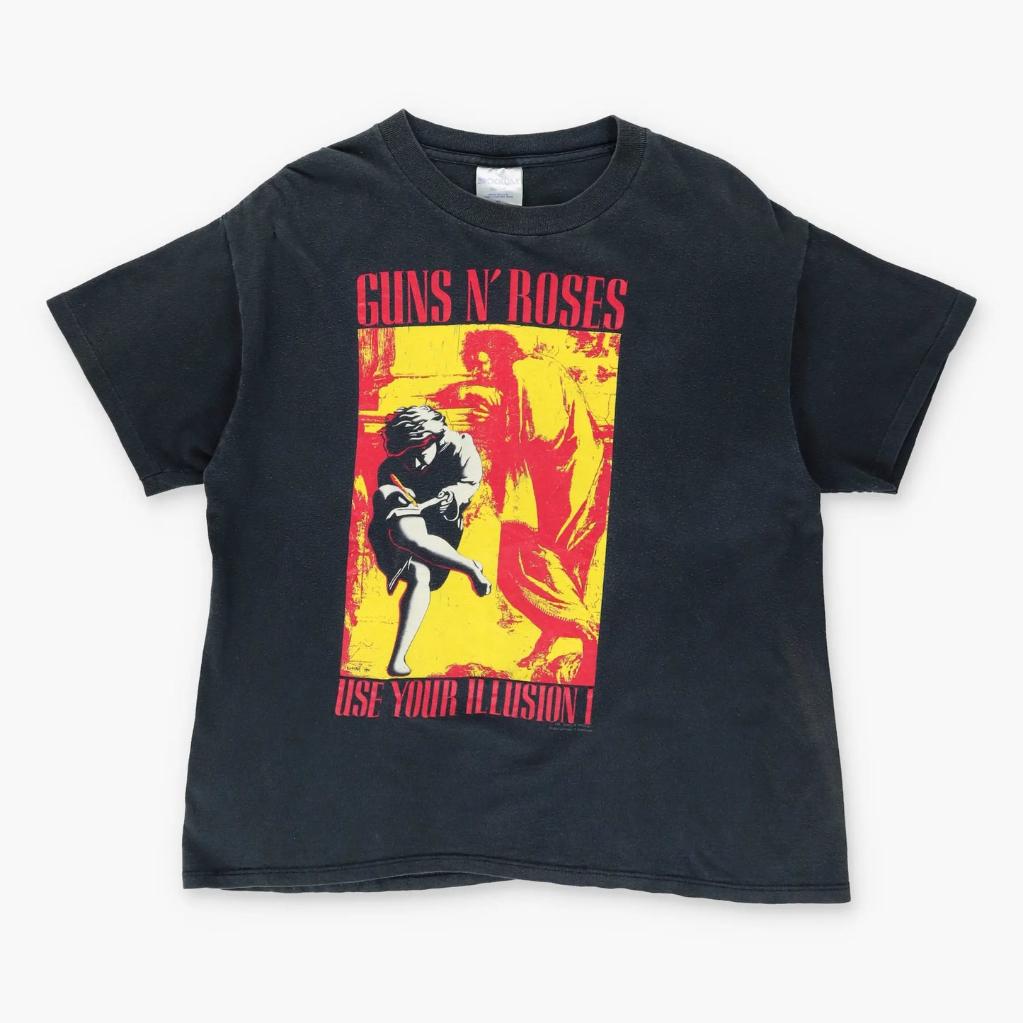 1991 Guns N' Roses 'Use Your Illusion' Front Back T-Shirt USA Made (L) Vintage Sole Melbourne